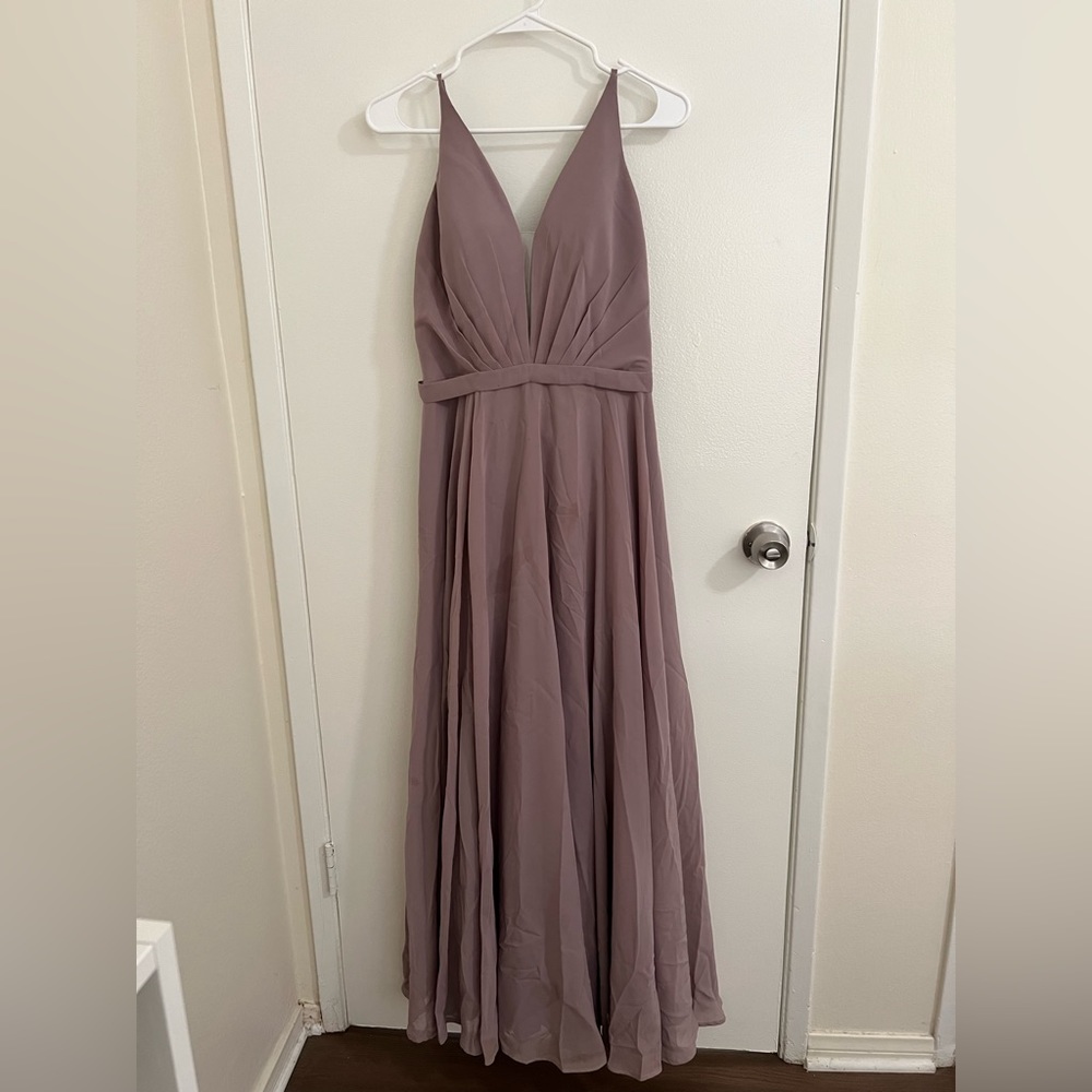 Light purple bridesmaid dress
